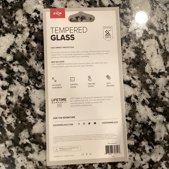 Tempered Glass Screen Protector For LG Escape Plus / LG Aristo 4 Plus Zizo NEW - Picture 2 of 2